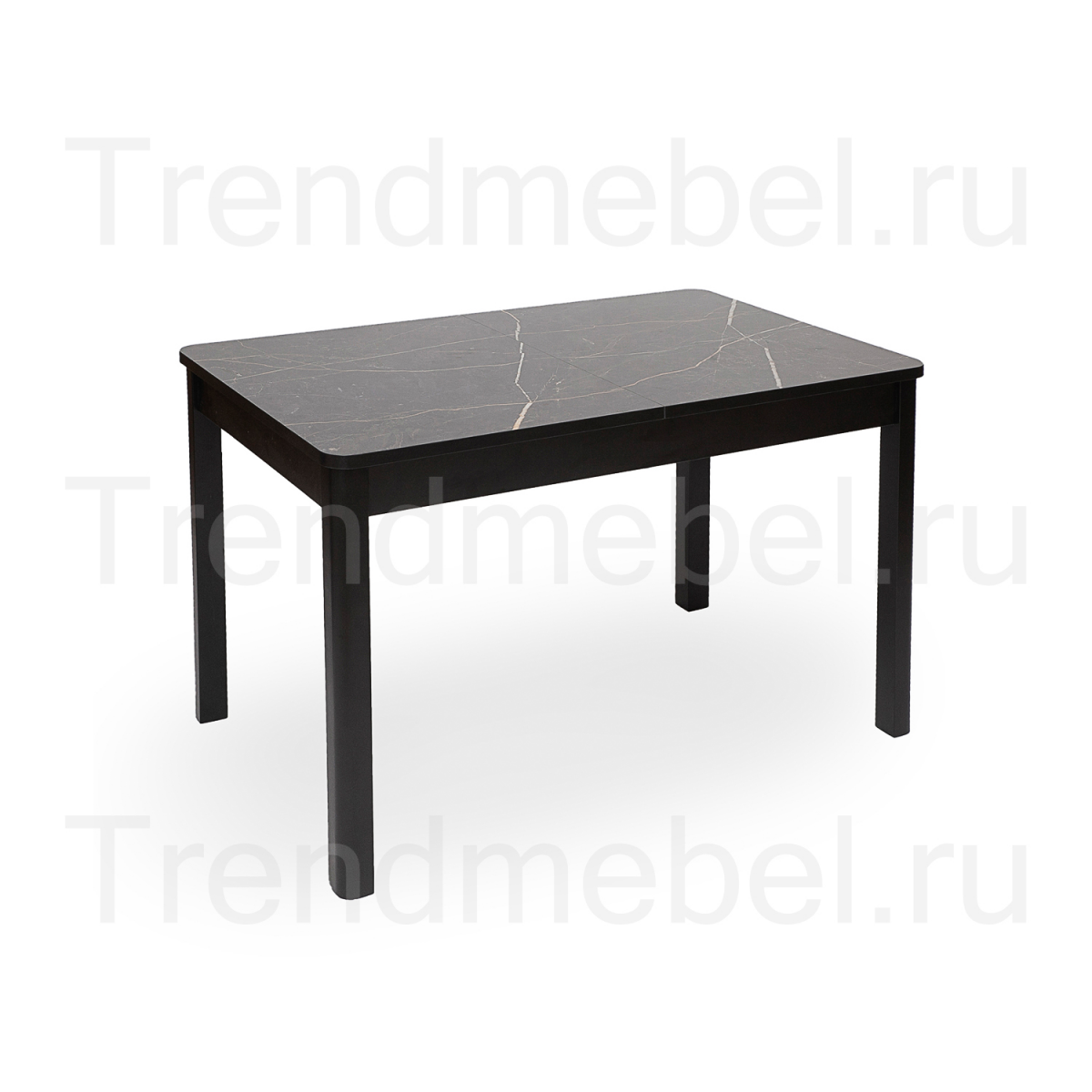 Стол раздвижной ГРАНД-С 110 (мрамор черный)